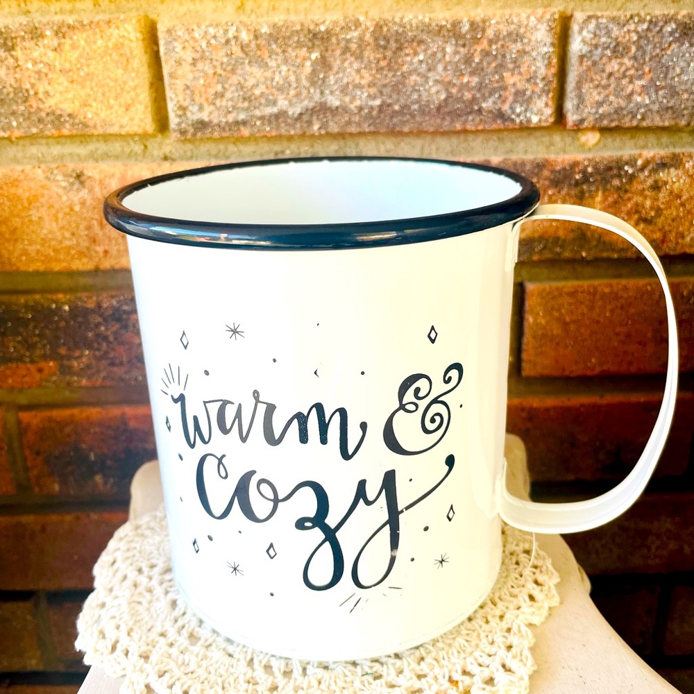 *Warm & Cozy Enamel Pot